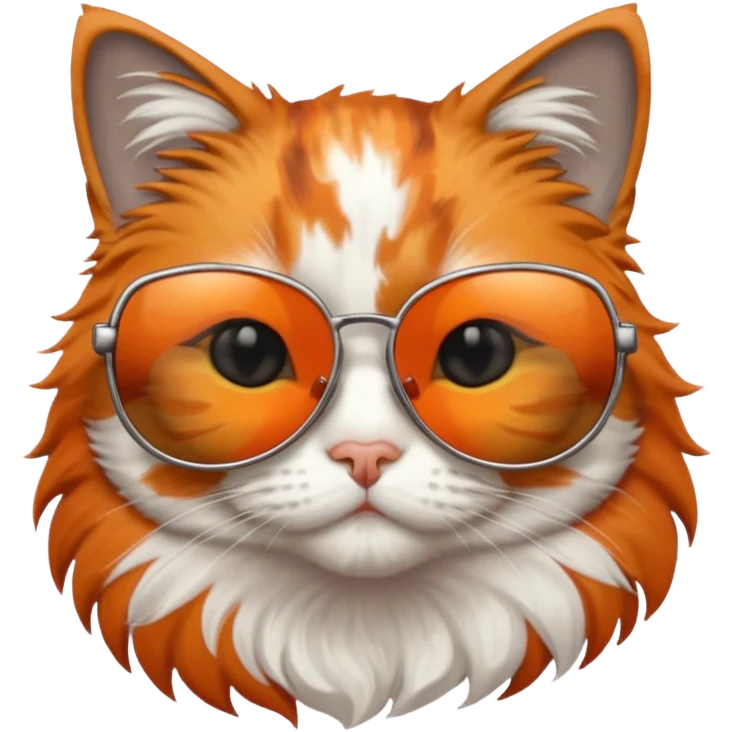 Cat wearing sunglasses emoji
