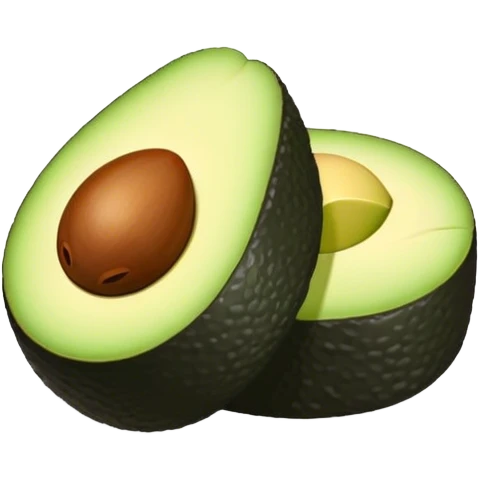 Avocado sushi cute emoji