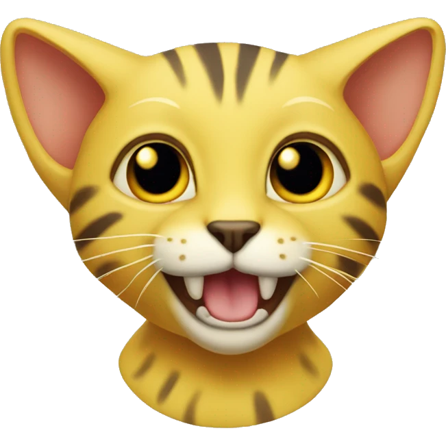Yellow lombax-vernid-cat emoji