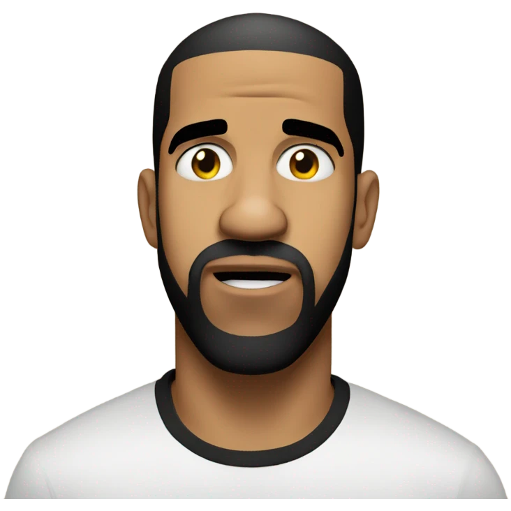 drake the rapper very upset with no beard emoji