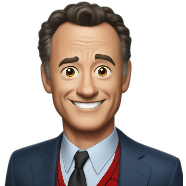 Spiderman sur tom hanks emoji
