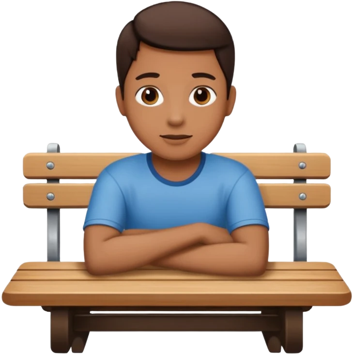 uma pessoa sentada em uma mesa. SENTADA em cima da mesa, como se a mesa fosse um banco emoji