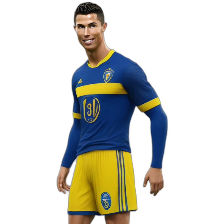 Cristiano Ronaldo in al nassr club emoji
