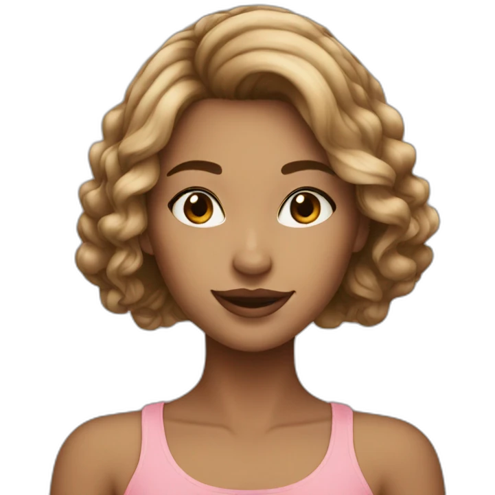 Beautiful Girl,Whitening,BrownBob Hair emoji