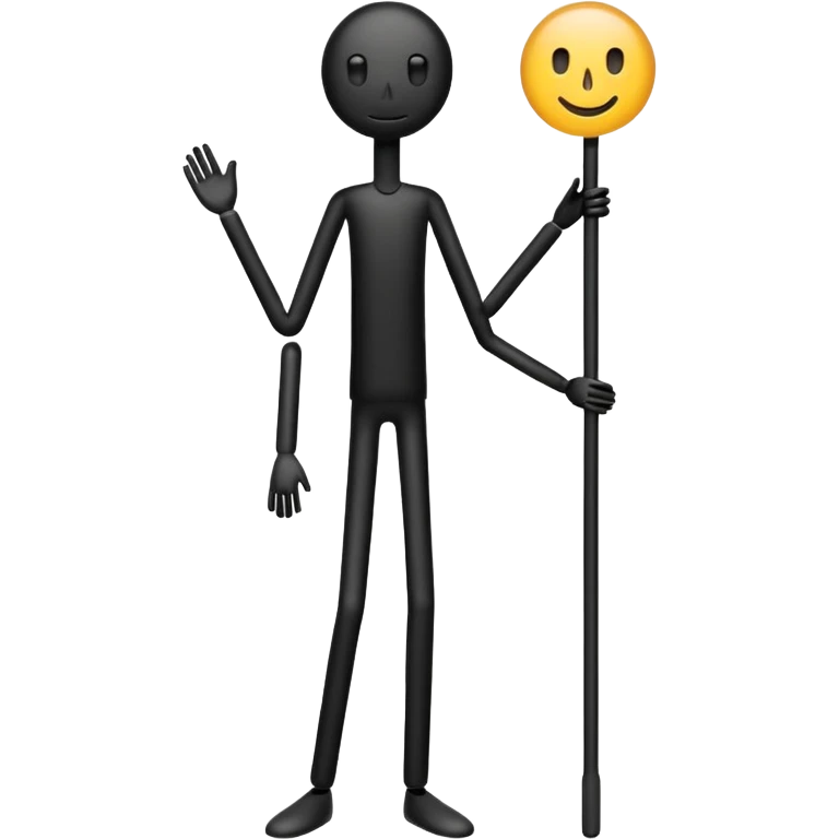 High stick figure  emoji