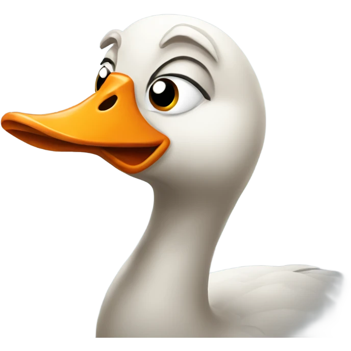 Silly goose emoji
