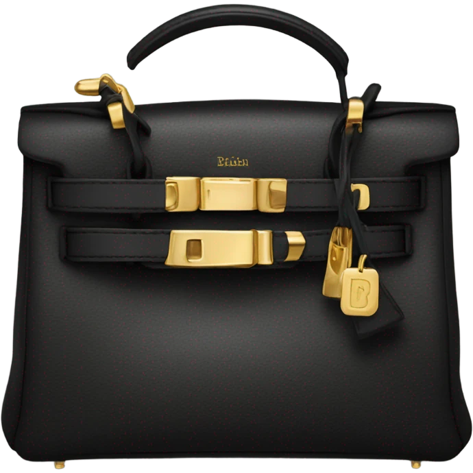 birkin black and gold emoji