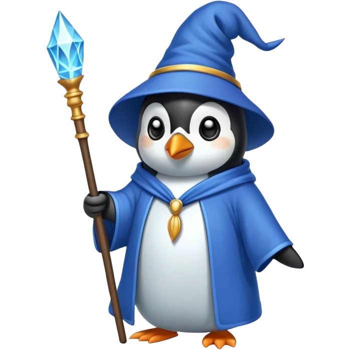 Penguin Wizard emoji