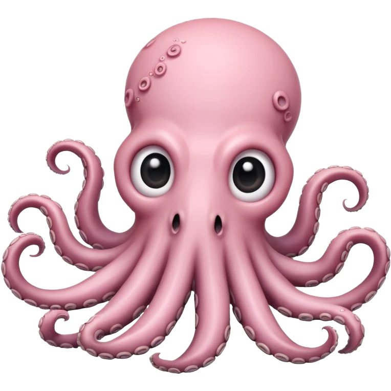 cute light pink octopus cthulu emoji