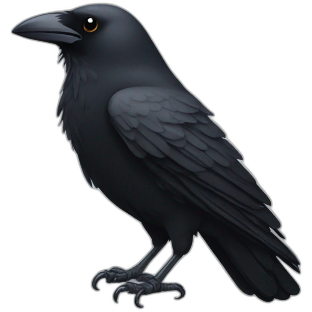 Crow holding xbox controller emoji