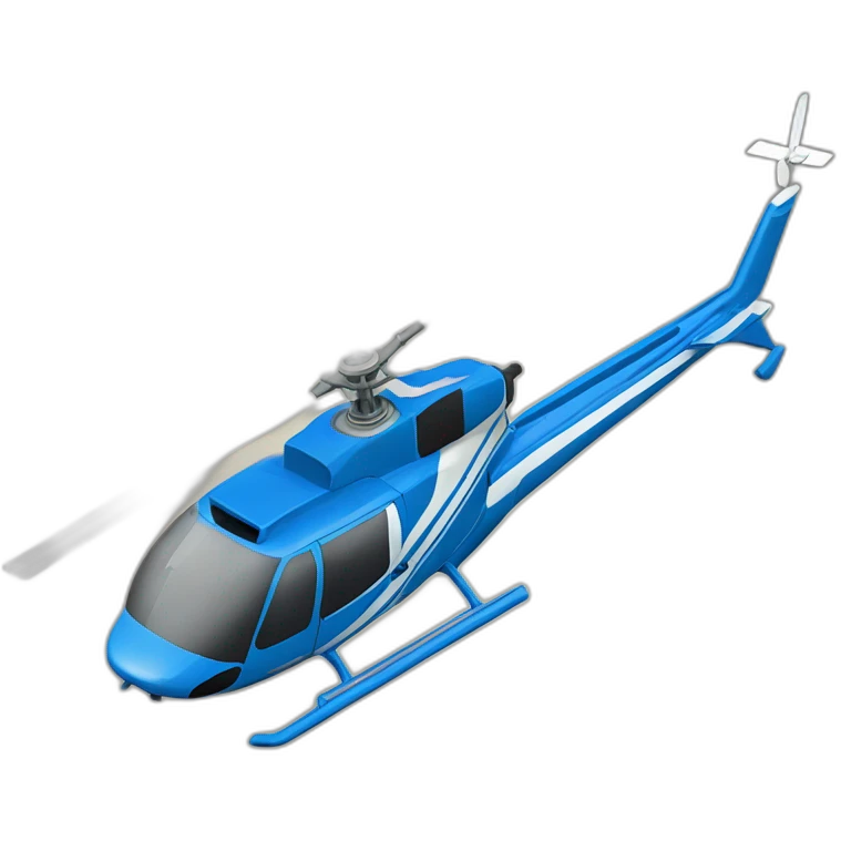 Hélicoptère sur piste d'atterrissage emoji