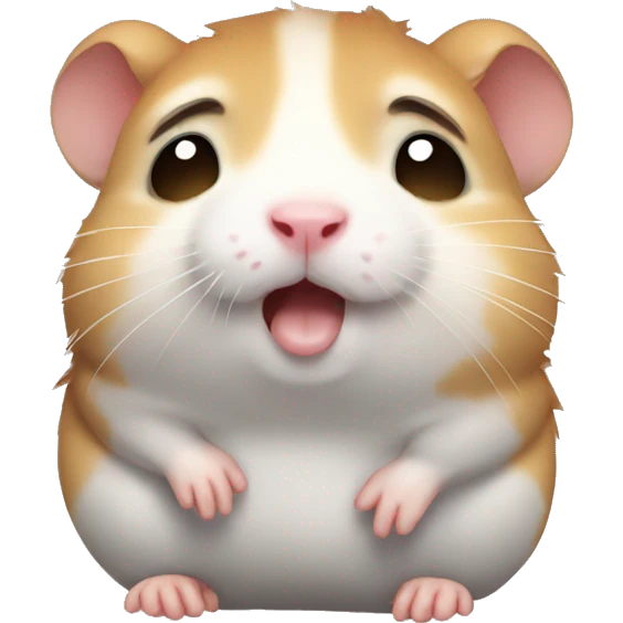 Crying hamster emoji