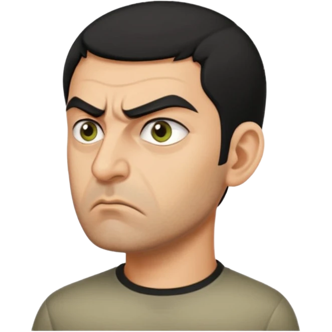 angry Iranian, in profile emoji