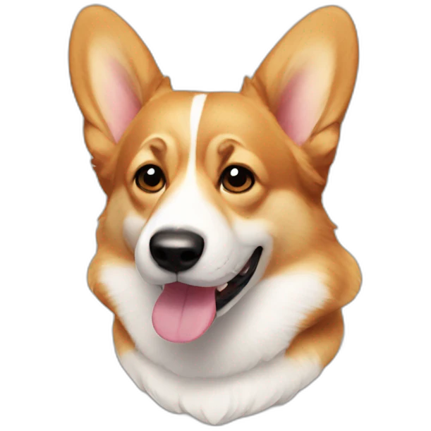 cool corgi emoji