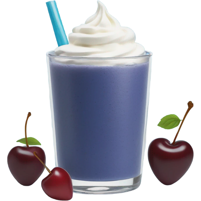 Blue Dunkin smoothie emoji