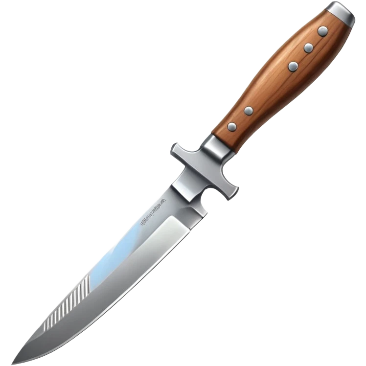 knife pointing up emoji