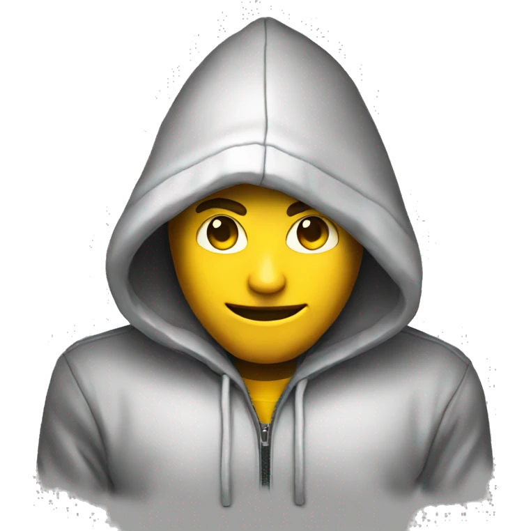 hacker hoody emoji