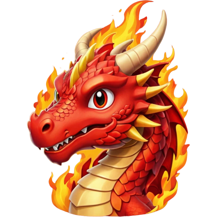 Red dragon emoji