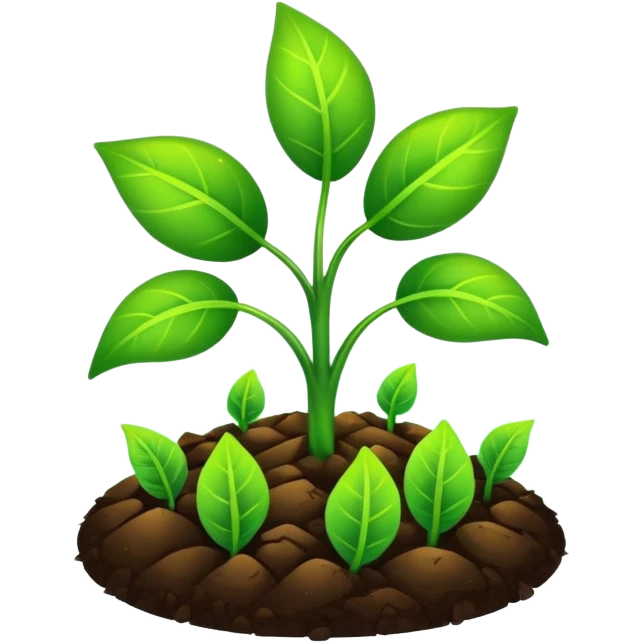 groung energy (with leaf plants) emoji