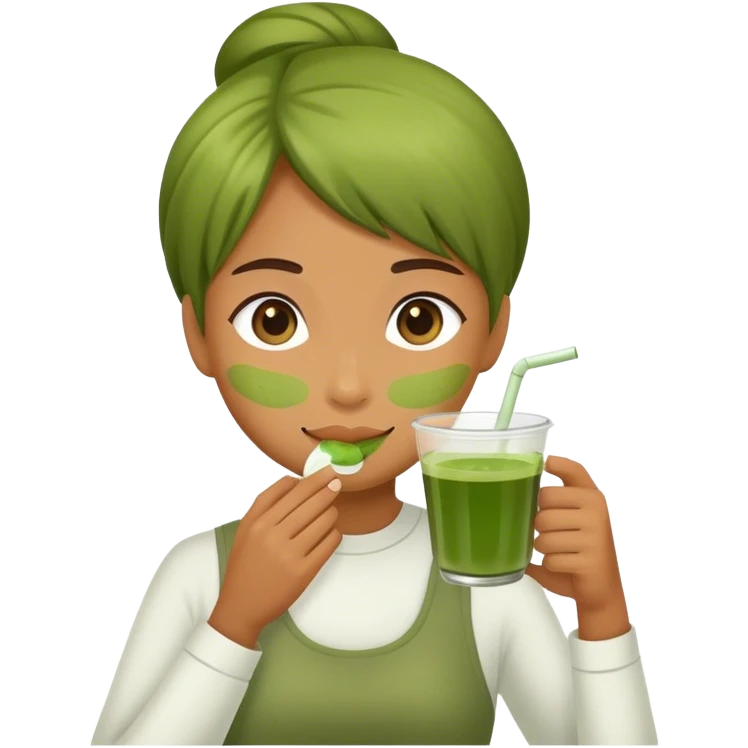 drinking matcha emoji
