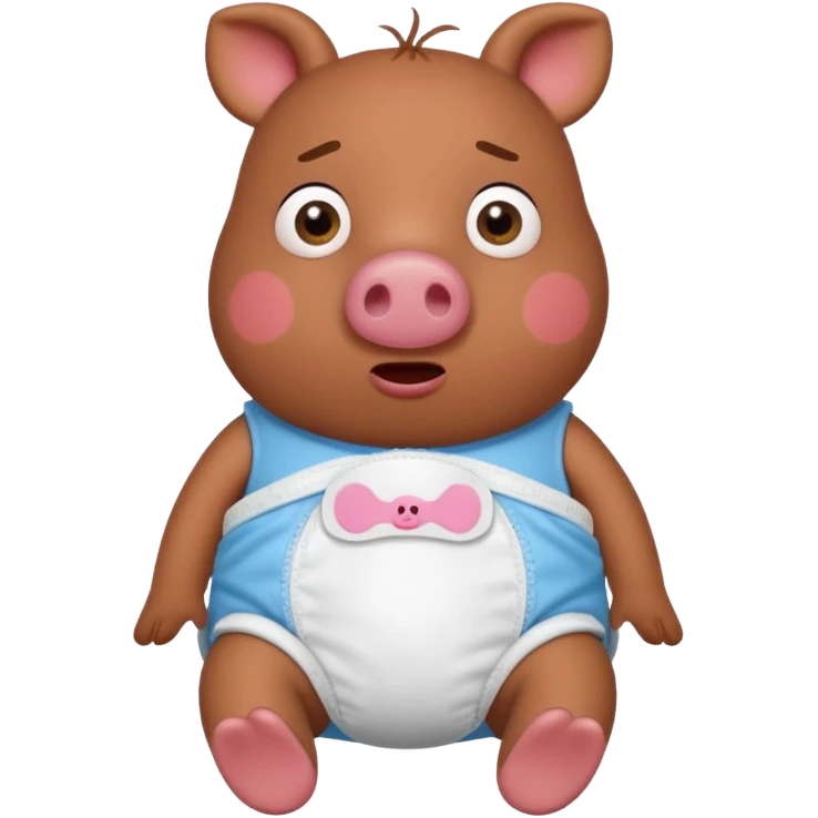 pepa pig kaka open snijd emoji