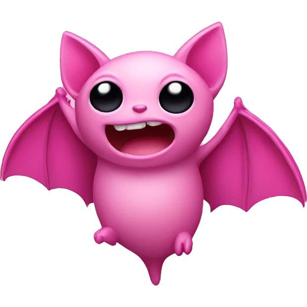 Pink bat emoji