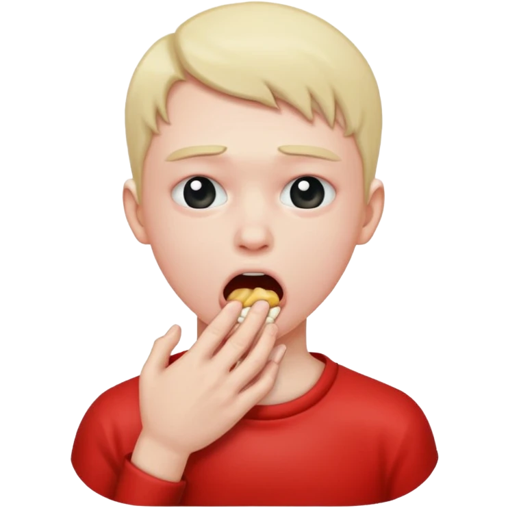 Person choking themselves  emoji