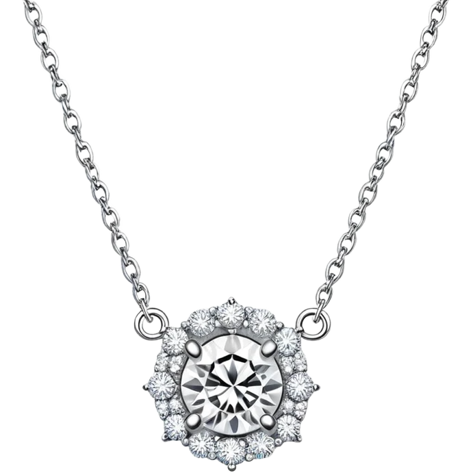 luxury diamond necklace full emoji