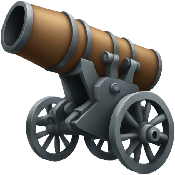 Small Cannon Emoji  emoji