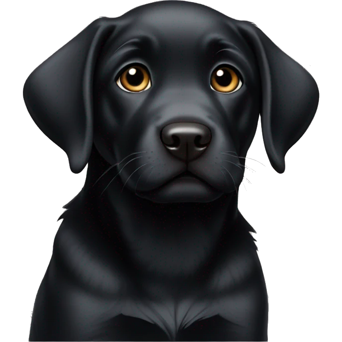 black labrador puppy emoji