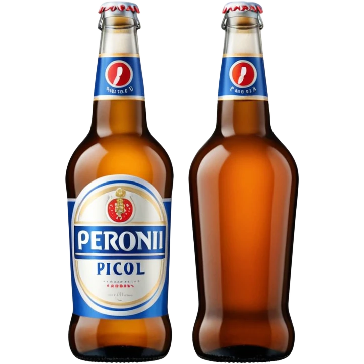 Birra Peroni piccola in bottiglia da 33 cl
 emoji