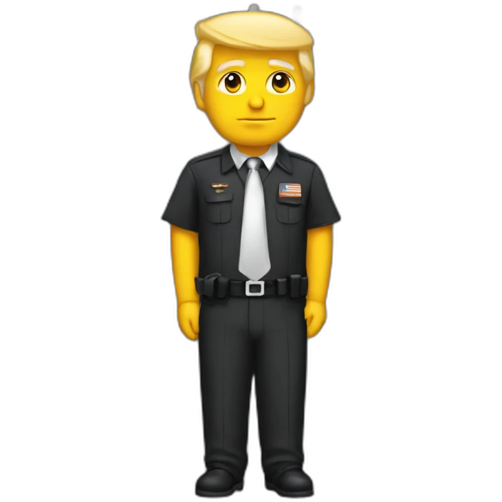 Trump jail uniform emoji