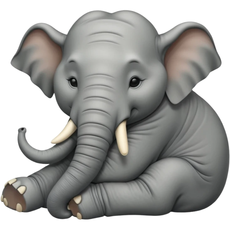 gajah tidur emoji