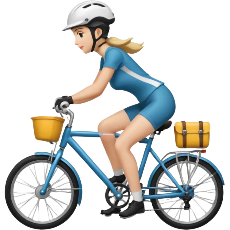 1 women and 2 men in bike emoji