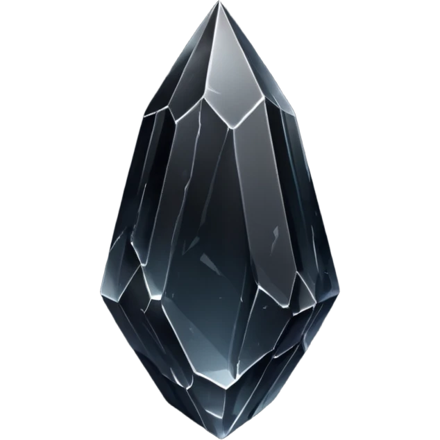 A raw obsidian shard with a glossy black surface.



































































 emoji