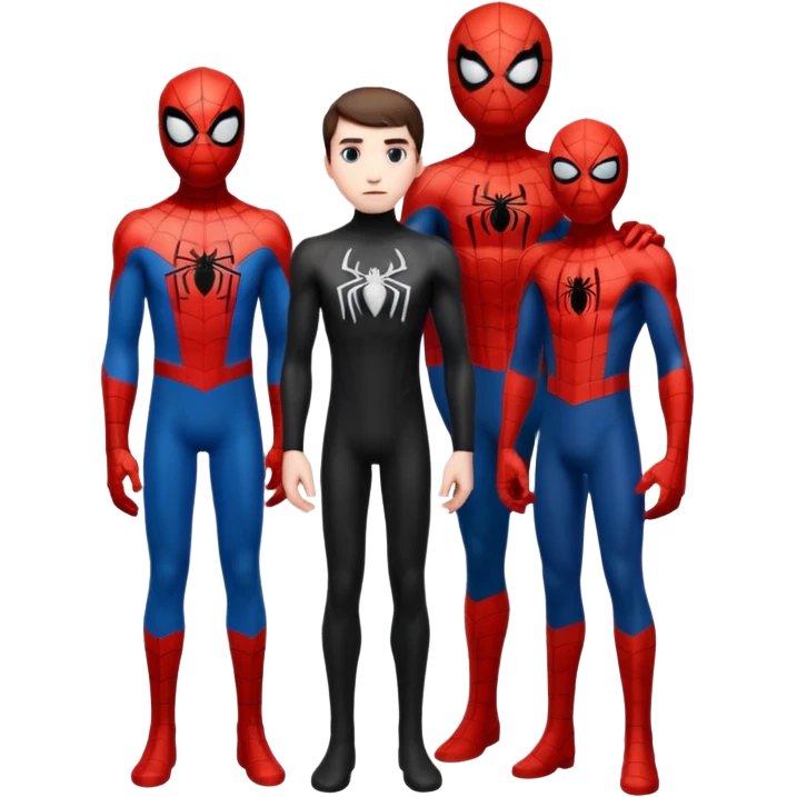 minecraft, Enderman,Herobrine spider-man emoji