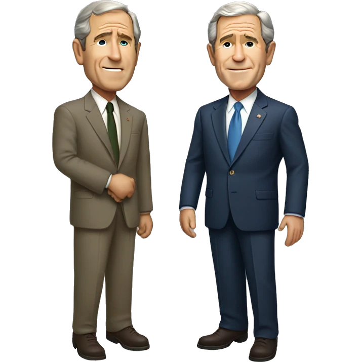 George W. Bush full body
 emoji