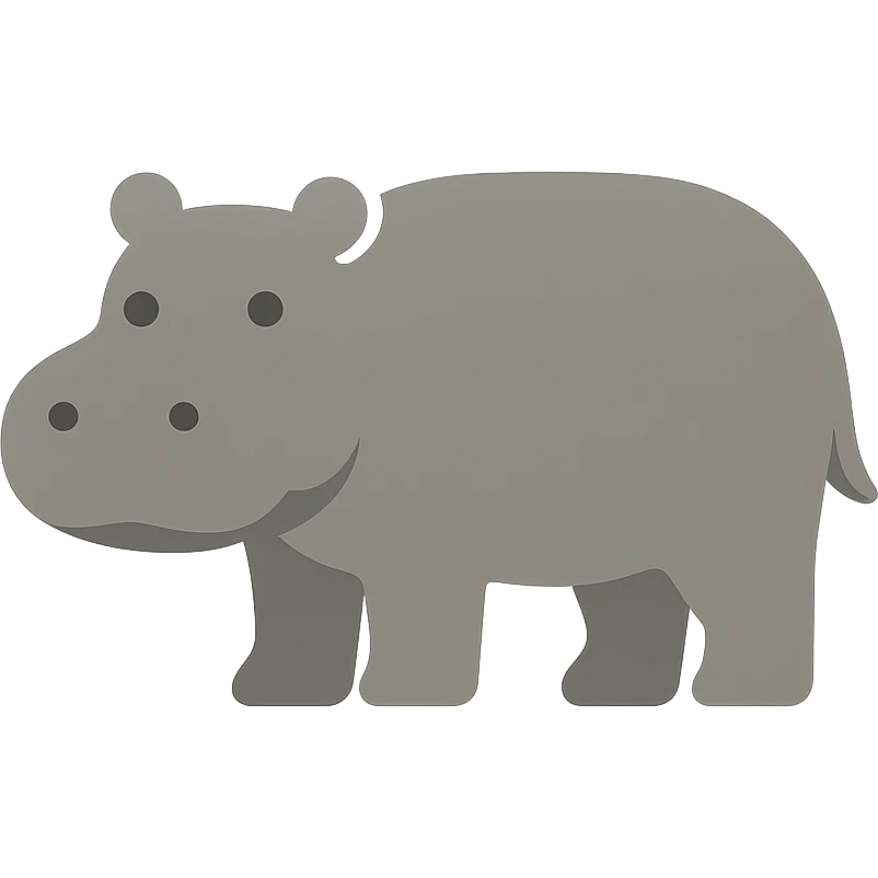 Hippopotamus emoji