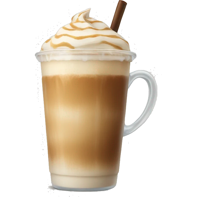 Ice latte emoji