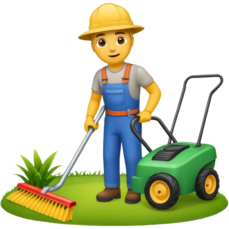 Lawncare emoji emoji