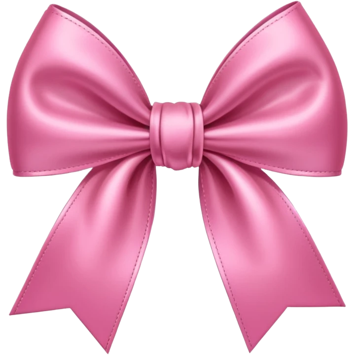 pink satin bow emoji
