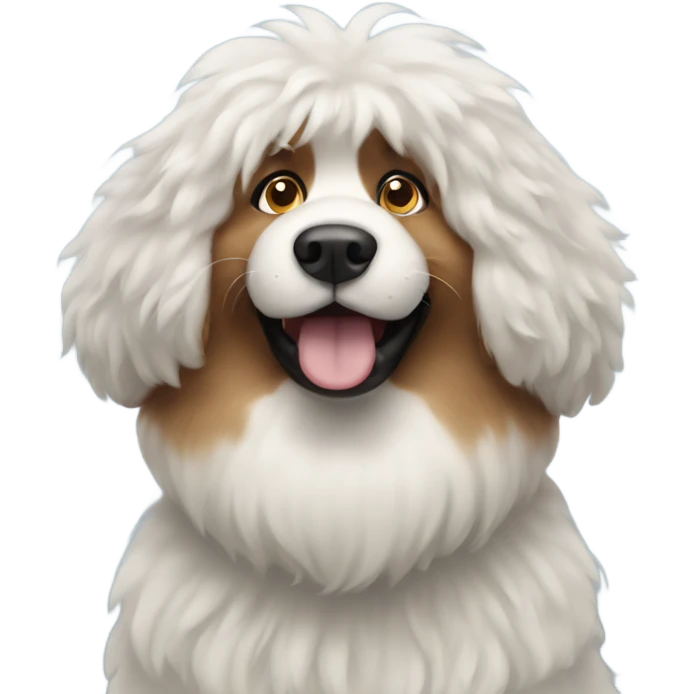 Big fluffy dog emoji