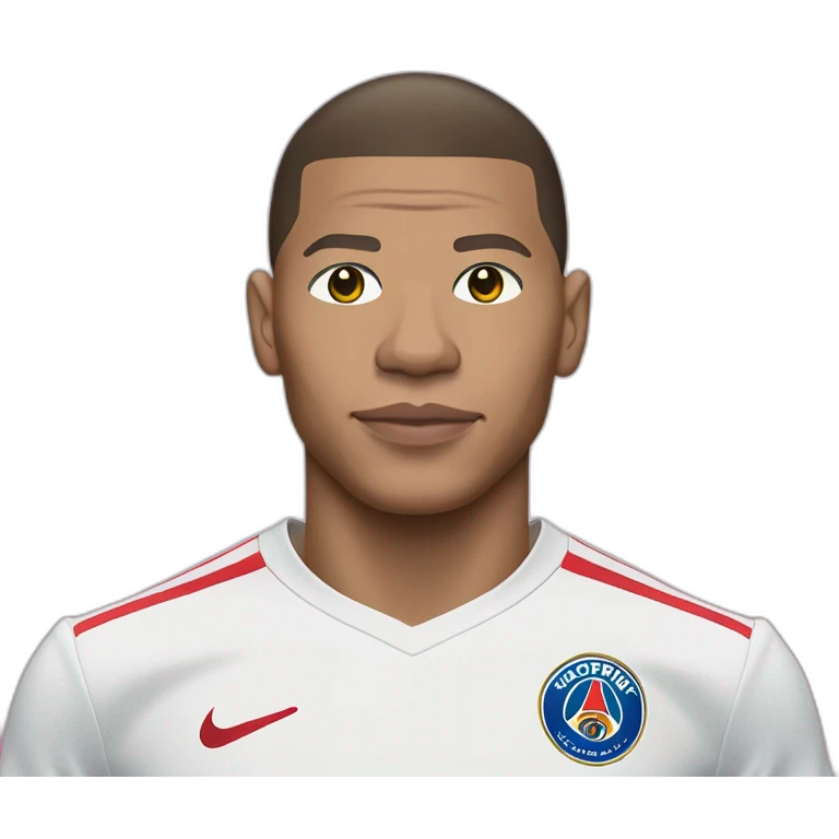 kylian mbappé wearing a indochine shirt emoji