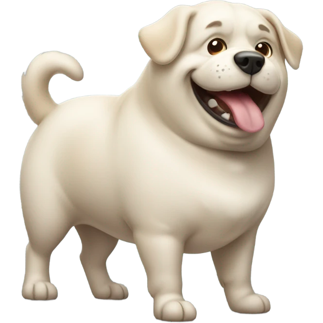 Fat dog emoji