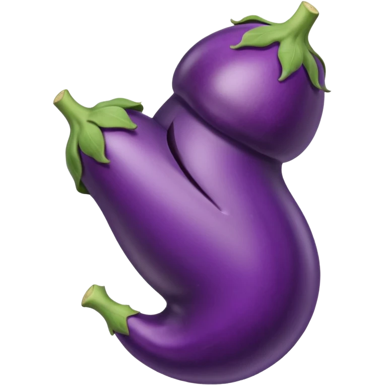 Uterus with eggplant inside of it emoji