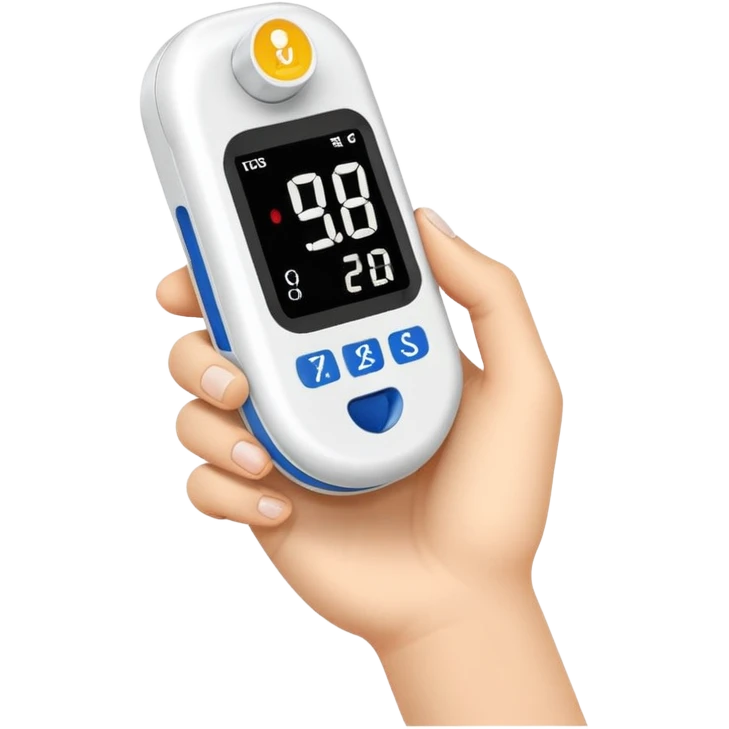 diabetes finger tester emoji