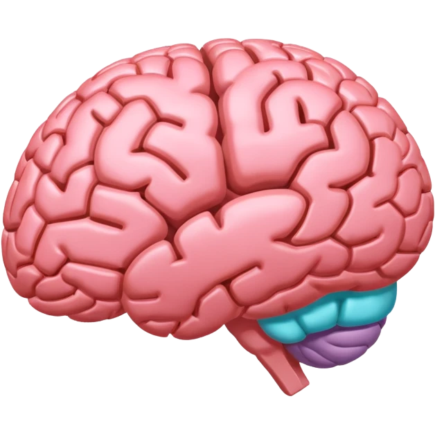 brain: 3d Icon with color of D0B8FF
 emoji