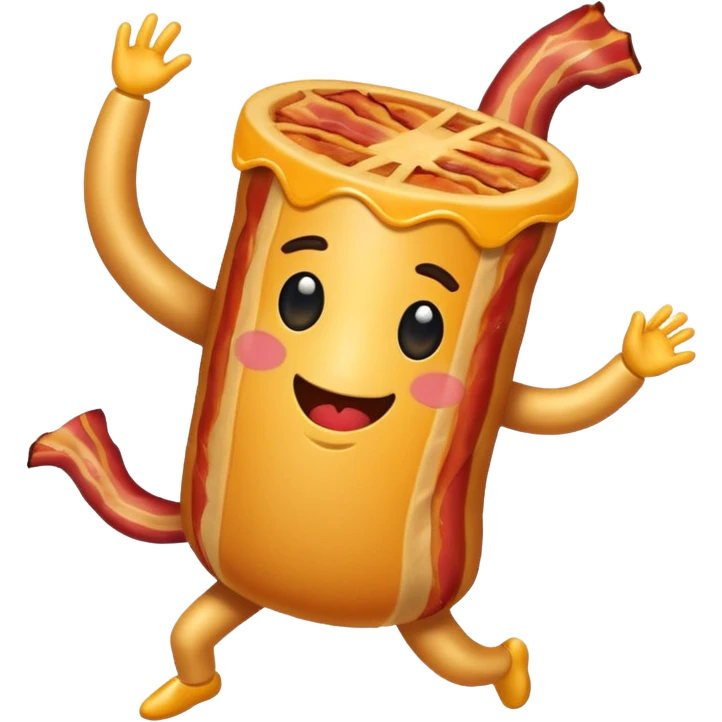 Bacon dancing emoji
