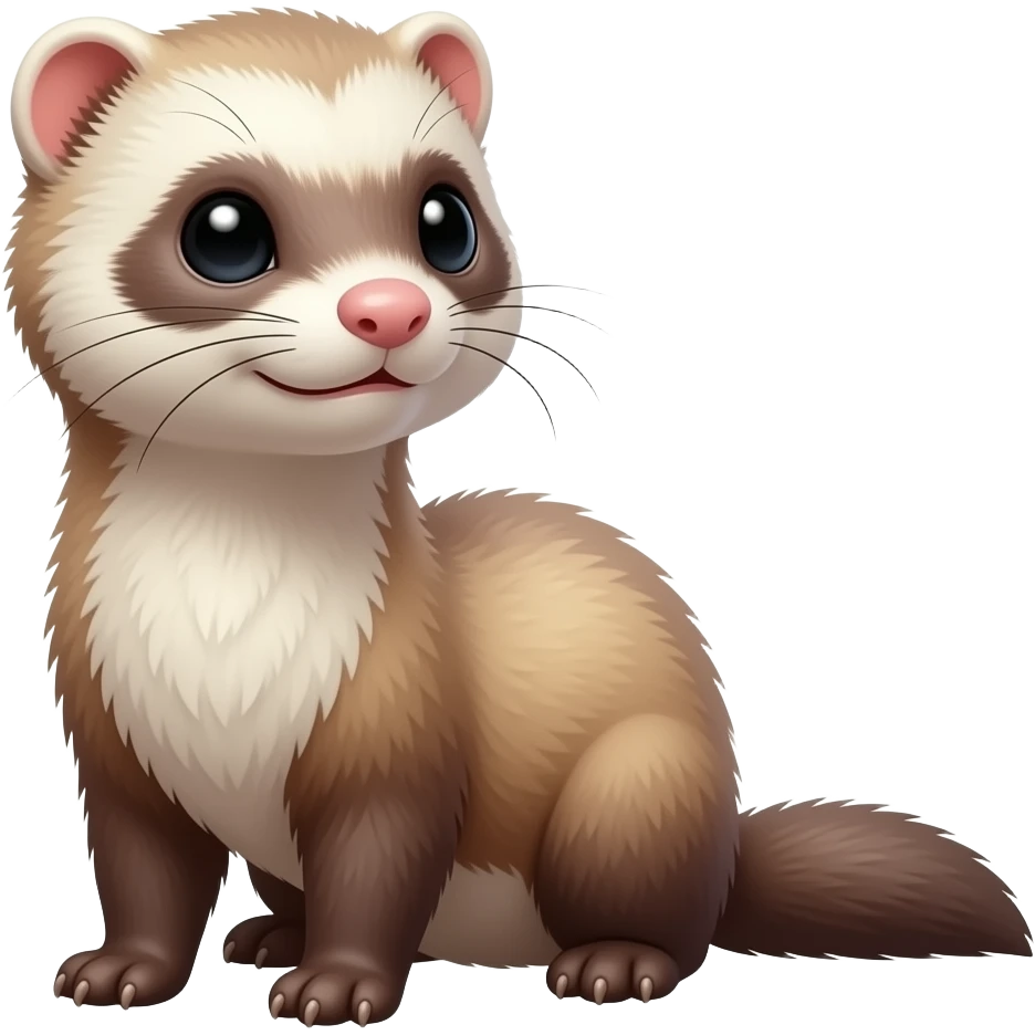 The ferret asking emoji