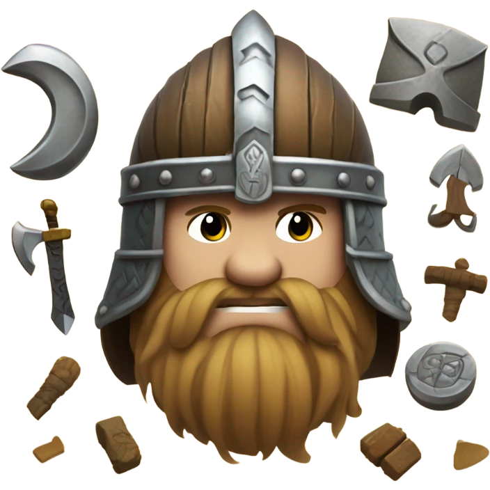 Viking puzzle emoji